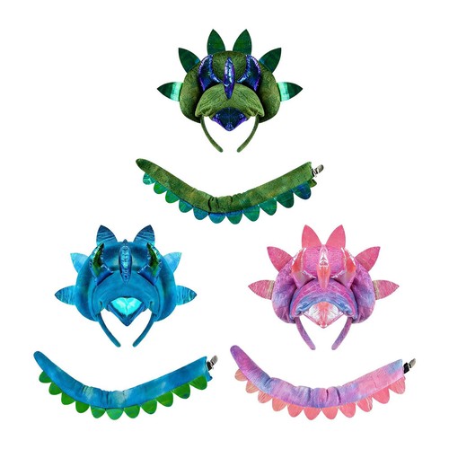 Dinosaur headband tail - headband,