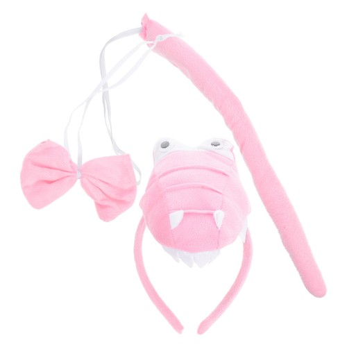 Plush pink dinosaur costume - pink,
