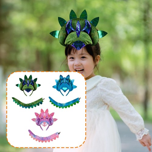 Dinosaur headband tail funny - dinosaur,