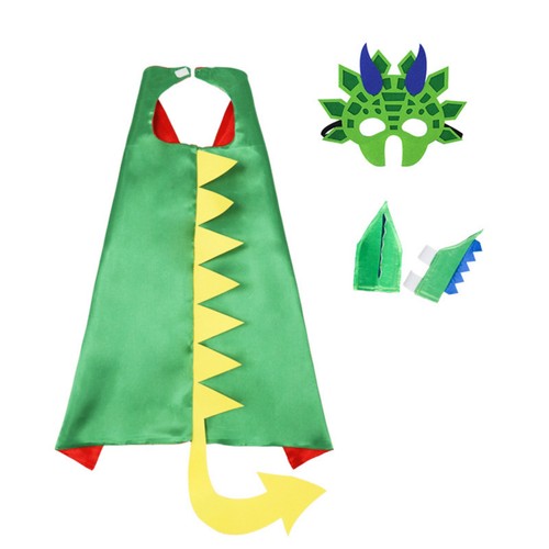 Dinosaur costume tail and mask - costume,