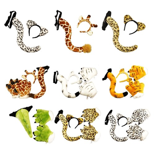 Cosplay tail set costume - tail, dress