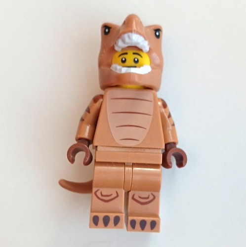 Lego minifigure brown dinosaur - lego,