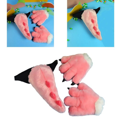 Kids dinosaur tail - gloves, set